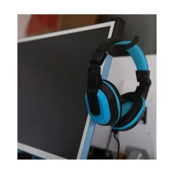 Uchwyt / Wieszak Techly na słuchawki 2 szt. taśma 3M | PartsPC.pl