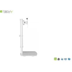 Uchwyt biurkowy Techly 17"-27", 6kg pionowy | PartsPC.pl