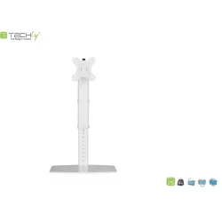 Uchwyt biurkowy Techly 17"-27", 6kg pionowy | PartsPC.pl
