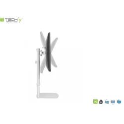 Uchwyt biurkowy Techly 17"-27", 6kg pionowy | PartsPC.pl