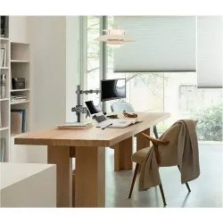 Uchwyt biurkowy Techly 13'-32", z półką na laptopa | PartsPC.pl