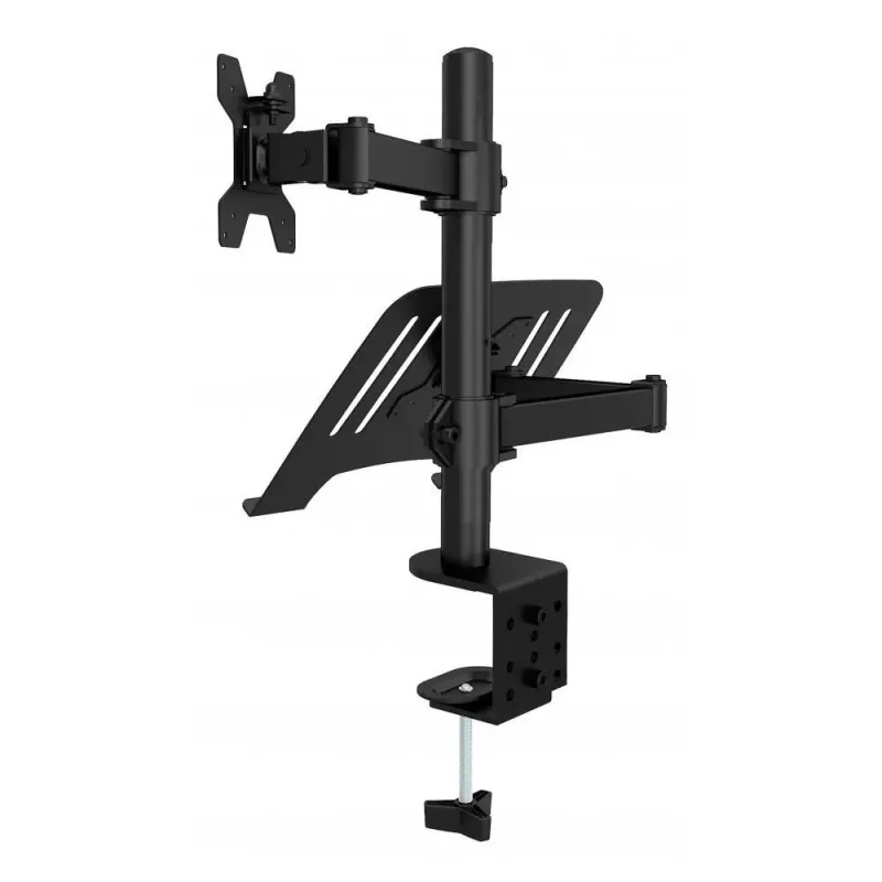 Uchwyt biurkowy Techly 13'-32", z półką na laptopa | PartsPC.pl