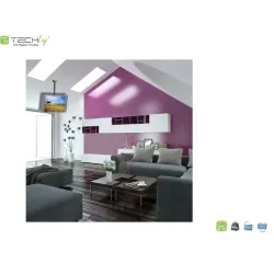 Uchwyt sufitowy Techly 32"-55", 50kg regulowany | PartsPC.pl