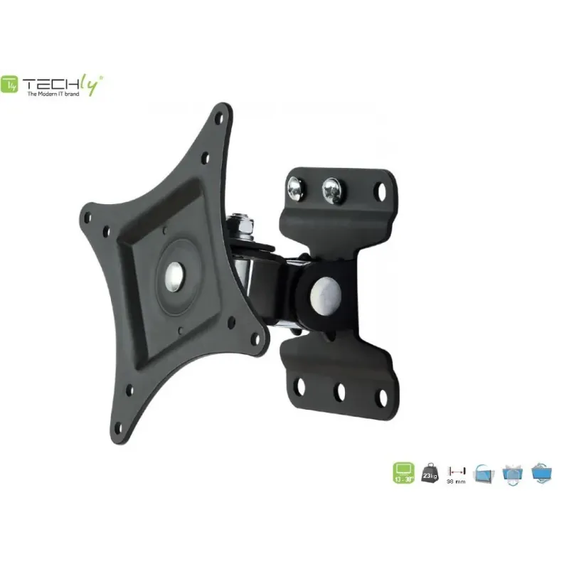 Uchwyt ścienny Techly 13"-30", 23kg obrotowy | PartsPC.pl