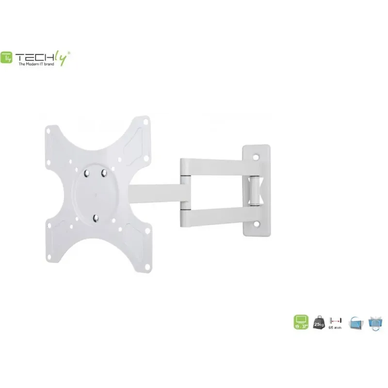 Uchwyt ścienny Techly LCD/LED 19"-37" 25kg, | PartsPC.pl