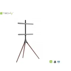 Stojak podłogowy Techly 45"-65", 35kg drewno | PartsPC.pl