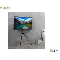 Stojak podłogowy Techly 45"-65", 35kg drewno | PartsPC.pl