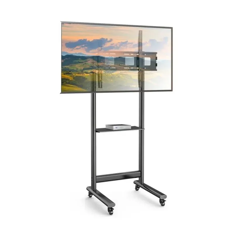 Stojak mobilny Techly 50''-90'', 70kg półka AV | PartsPC.pl