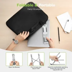 Podstawka do notebooka Techly składana, regulowana | PartsPC.pl