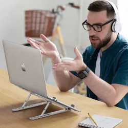 Podstawka do notebooka Techly składana, regulowana | PartsPC.pl