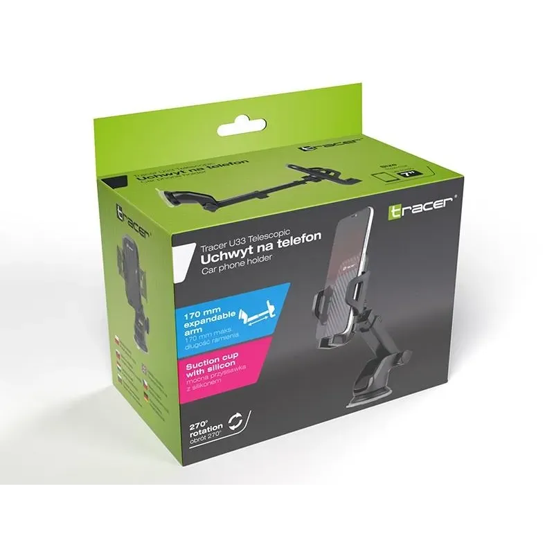Uchwyt do telefonu Tracer U33 Telescopic | PartsPC.pl