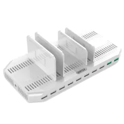 Stacja ładująca Unitek Y-2190A, 10 x USB QC3.0 96W | PartsPC.pl