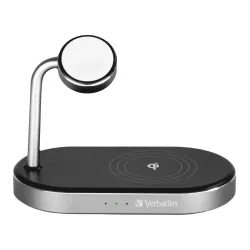 Podstawka ładująca Verbatim WCS-02 3w1 Apple Watch iPhone | PartsPC.pl