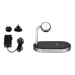 Podstawka ładująca Verbatim WCS-02 3w1 Apple Watch iPhone | PartsPC.pl