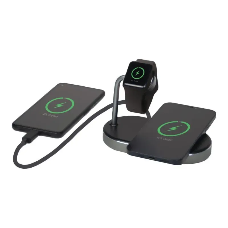 Podstawka ładująca Verbatim WCS-02 3w1 Apple Watch iPhone | PartsPC.pl