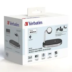 Podstawka ładująca Verbatim WCS-02 3w1 Apple Watch iPhone | PartsPC.pl