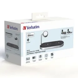 Podstawka ładująca Verbatim WCS-03 3w1 Apple Watch iPhone | PartsPC.pl