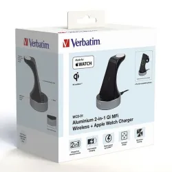 Podstawka ładująca Verbatim WCS-01 2w1 Apple Watch iPhone | PartsPC.pl