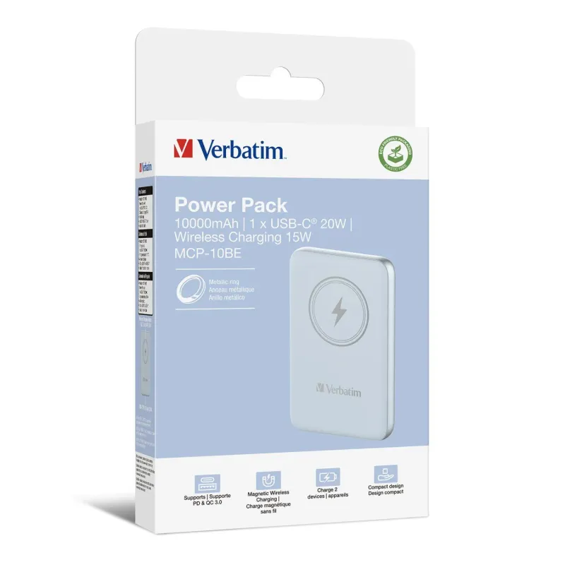 Powerbank Verbatim Charge 'n' Go Magnetic Wireless | PartsPC.pl