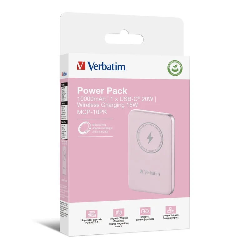 Powerbank Verbatim Charge 'n' Go Magnetic Wireless | PartsPC.pl