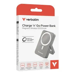Powerbank Verbatim Charge 'n' Go Magnetic Wireless with | PartsPC.pl