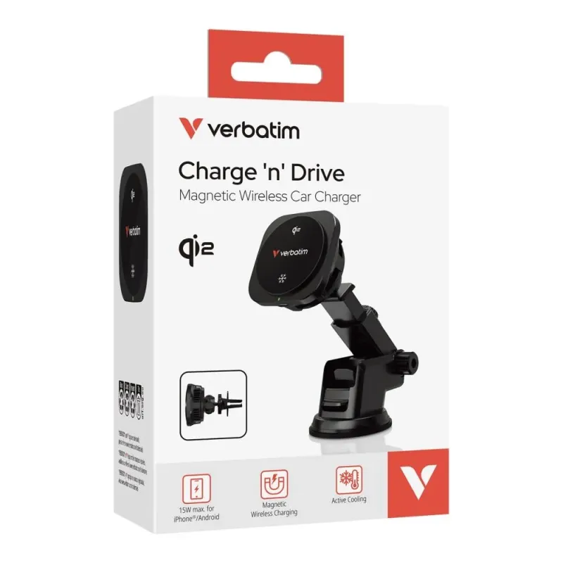 Ładowarka samochodowa magnetyczna bezprzewodowa Charge | PartsPC.pl