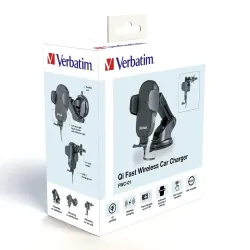 Uchwyt samochodowy Verbatim FWC-01 Qi grawitacyjny z | PartsPC.pl