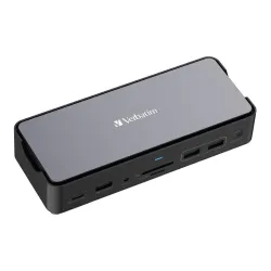 Stacja dokująca Verbatim USB-C Pro CDS-15SSD 2xHDMI DP | PartsPC.pl