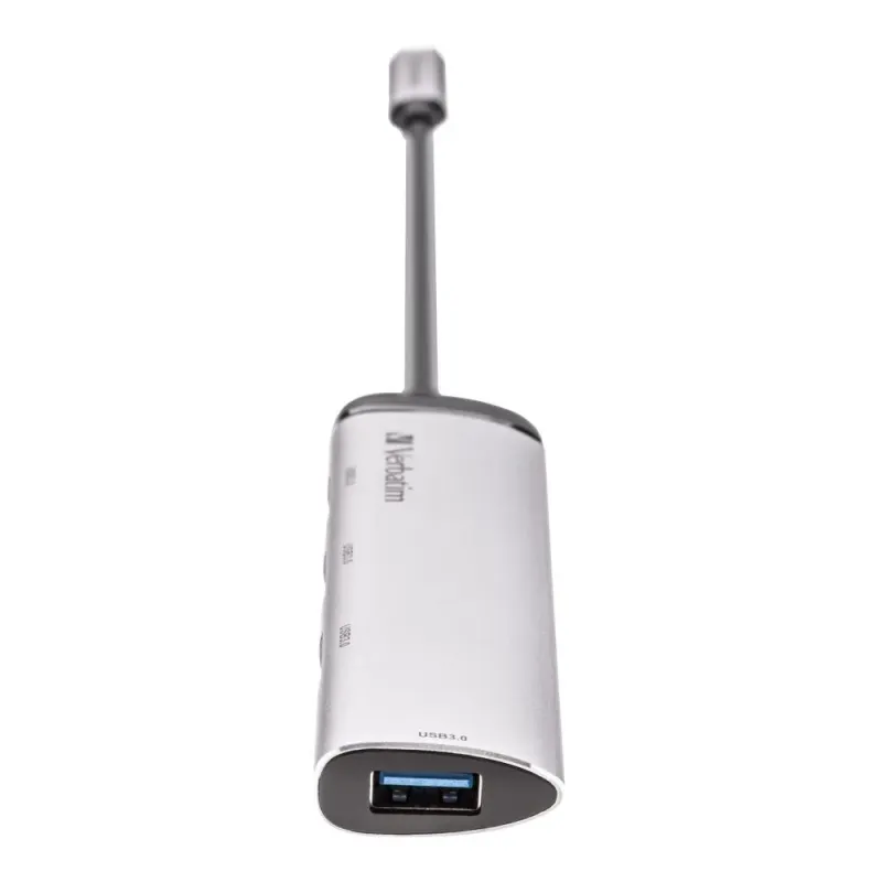 Hub USB Verbatim Multi Port 4x USB 3.0 1x USB-C | PartsPC.pl