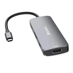Hub USB Verbatim Multi Port CMH-08: 1x USB-C PD, 3xUSB-A | PartsPC.pl