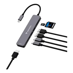 Hub USB Verbatim Multi Port Essentials USB-C PD, USB-C, | PartsPC.pl
