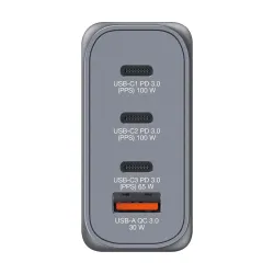 Ładowarka sieciowa Verbatim GaN GNC-100 3xUSB-C PD | PartsPC.pl