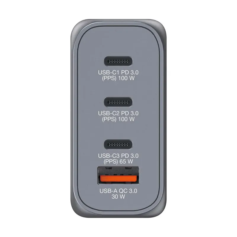 Ładowarka sieciowa Verbatim GaN GNC-100 3xUSB-C PD | PartsPC.pl