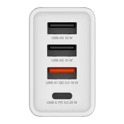 Ładowarka sieciowa Verbatim 1xUSB-C PD 20W 1xUSB-A QC | PartsPC.pl