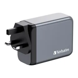 Ładowarka sieciowa Verbatim GaN GNC-200 3xUSB-C PD | PartsPC.pl