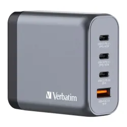 Ładowarka sieciowa Verbatim GaN GNC-140 3xUSB-C PD | PartsPC.pl