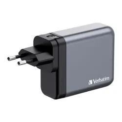Ładowarka sieciowa Verbatim GaN GNC-140 3xUSB-C PD | PartsPC.pl
