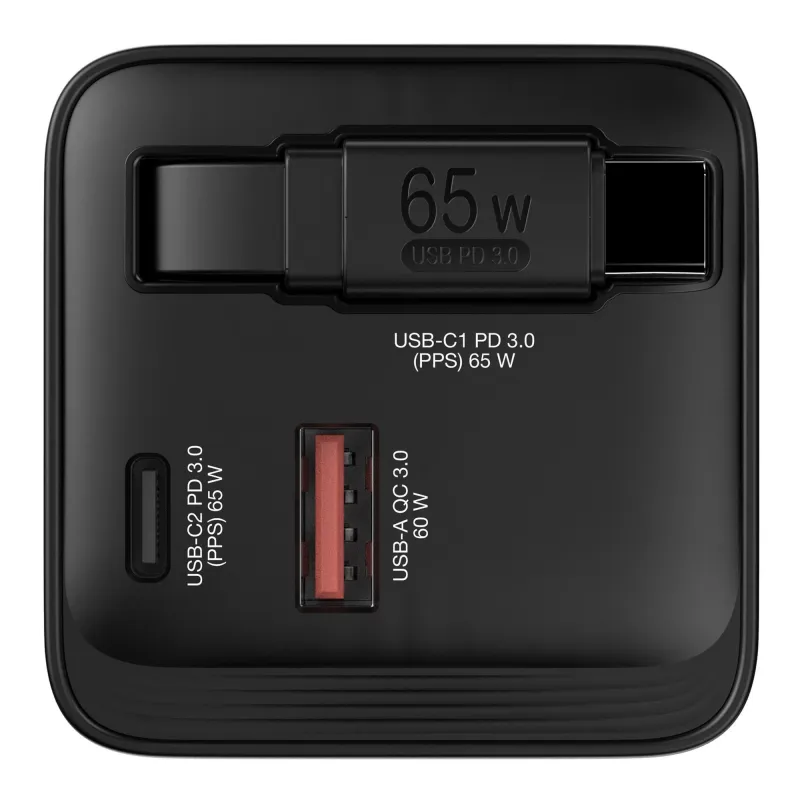 Ładowarka ścienna Verbatim GaN 65W 1xUSB-C PD 3.0 | PartsPC.pl