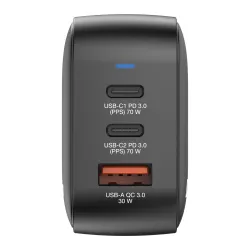 Ładowarka sieciowa Verbatim Mini GaN 70W 2xUSB-C PD | PartsPC.pl