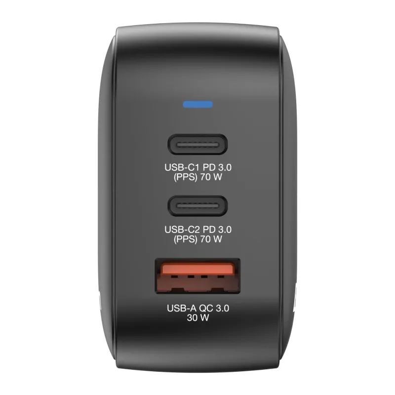 Ładowarka sieciowa Verbatim Mini GaN 70W 2xUSB-C PD | PartsPC.pl