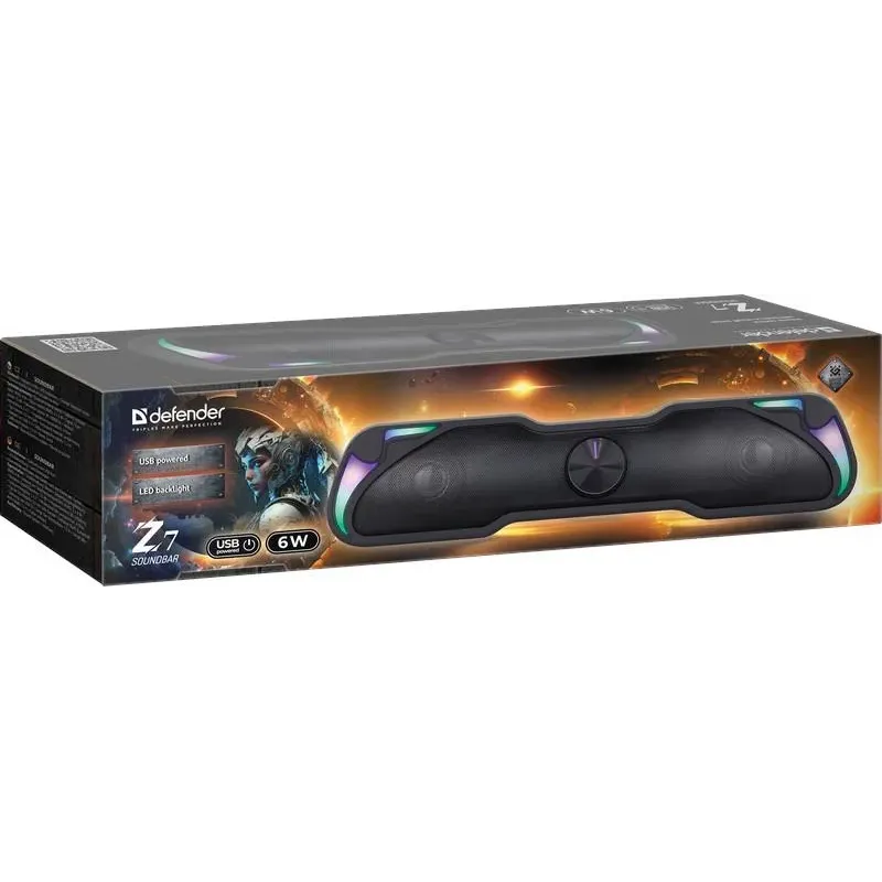 Głośnik Defender Z7 Soundbar 6W USB LED Podświetlany RGB | PartsPC.pl