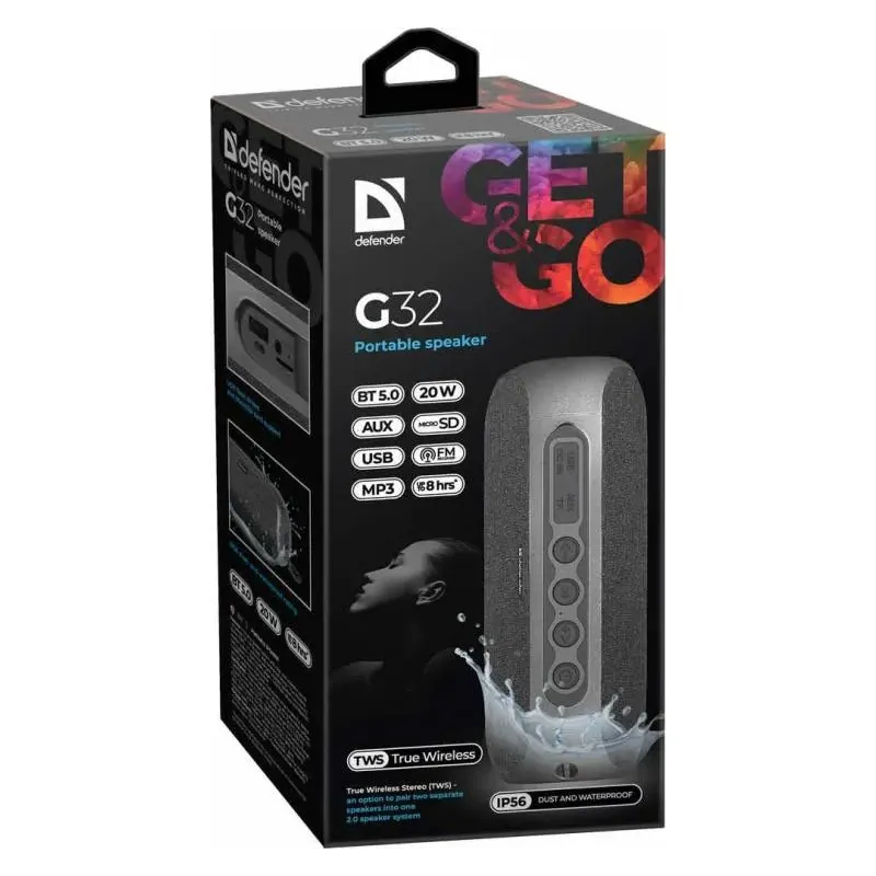 Głośnik Defender G32 Bluetooth 20W | PartsPC.pl