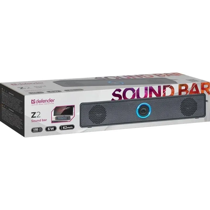 Głośnik Defender Z2 Soundbar 6W USB LED Podświetlany | PartsPC.pl