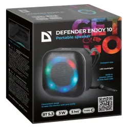 Głośnik Defender Enjoy 10 Bluetooth 3W BT/LED | PartsPC.pl