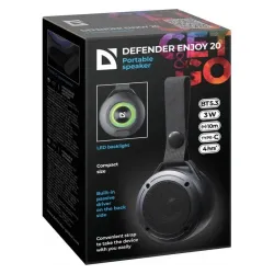 Głośnik Defender Enjoy 20 Bluetooth 3W BT/LED | PartsPC.pl