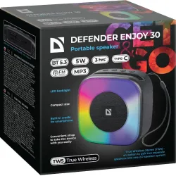 Głośnik Defender Enjoy 30 Bluetooth 5W BT/LED/USB/TF/MP3 | PartsPC.pl