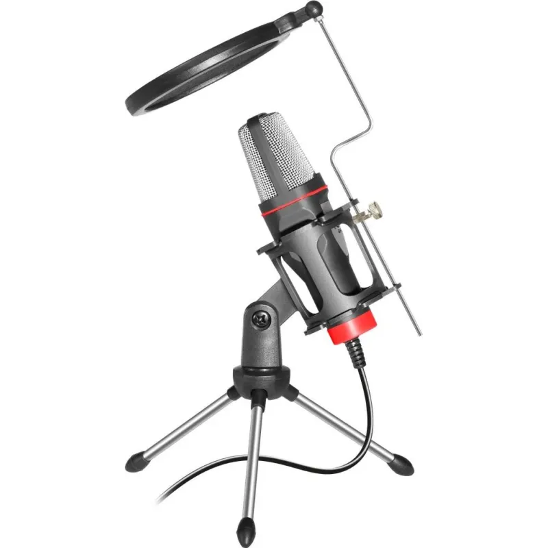 Mikrofon przewodowy Defender FORTE GMC 300 ze statywem | PartsPC.pl