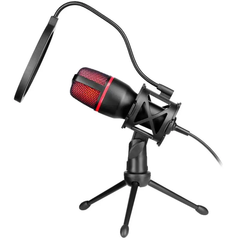 Mikrofon przewodowy Defender FORTE GMC 300 ze statywem | PartsPC.pl