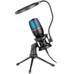 Mikrofon przewodowy Defender FORTE GMC 300 ze statywem | PartsPC.pl