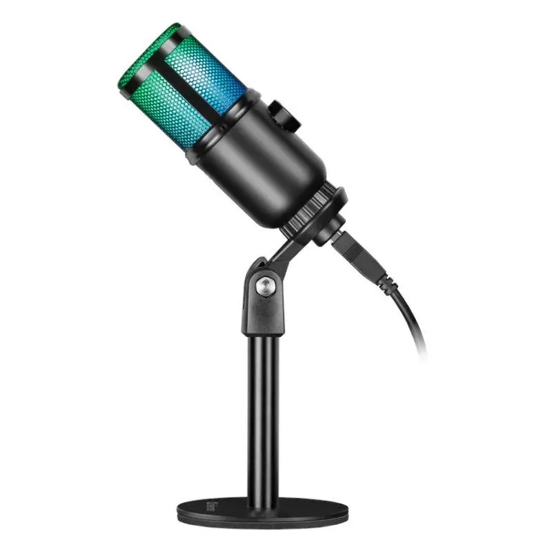 Mikrofon przewodowy Defender GLOW GMC 400 ze statywem | PartsPC.pl